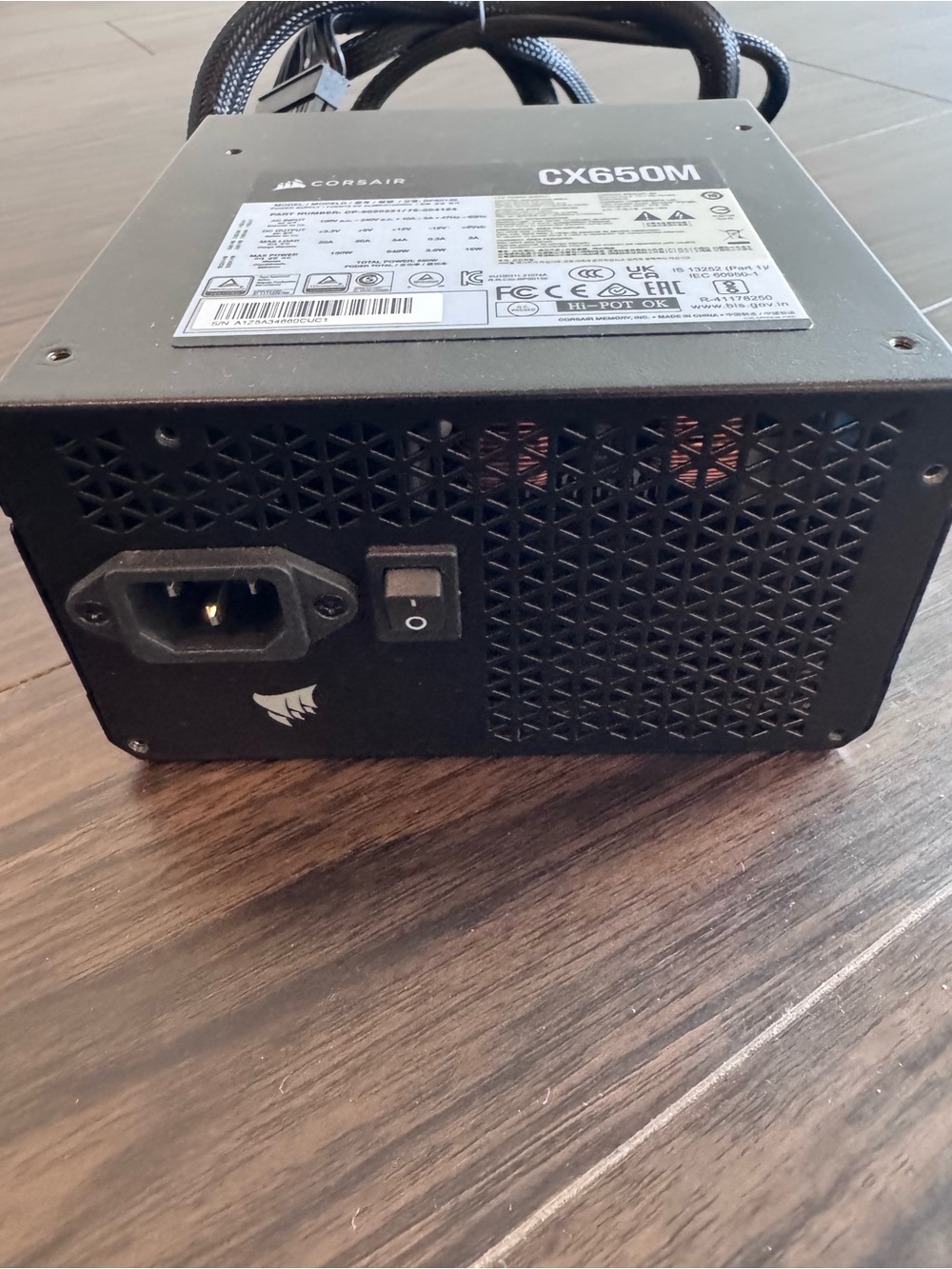 Corsair CX650M Modular Cords & Accessories Set (Untested)